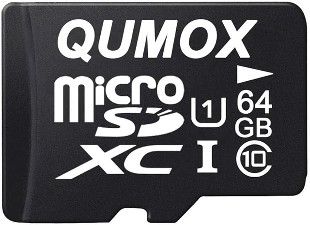 QUMOX 64GB MICRO SD SDXC MEMORY CARD CLASS 10 UHS-I Grade 1