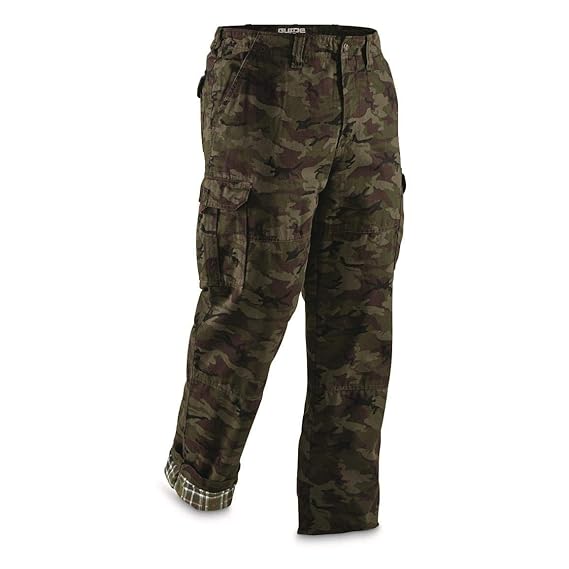 Flannel lined camo pants Clearance
