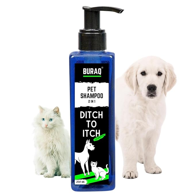 Buy Buraq Pet Shampoo Ditch to Itch 200ml AntiDandruff for Dry