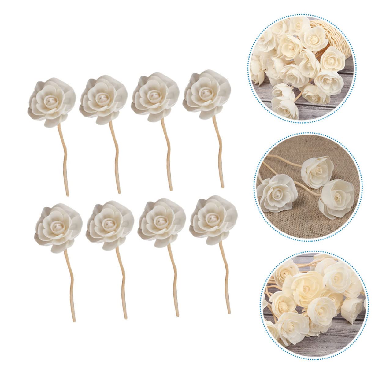 Ciieeo 5 Set Di Bastoncini Di Fiori Diffusori Di Bastoncini Di Rattan Diffusori Di Di Rattan Di Diffusore Di Vite Per Decorazioni Per La Casa 8 Pezzi*5