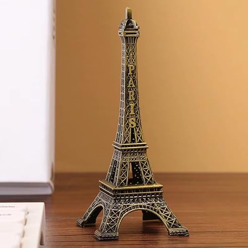 Miniatura 2 de Adorno decorativo creativo de metal de la Torre Eiffel de París, decoración de pasteles, regalo, fiesta, soporte de joyería, decoración del hogar,