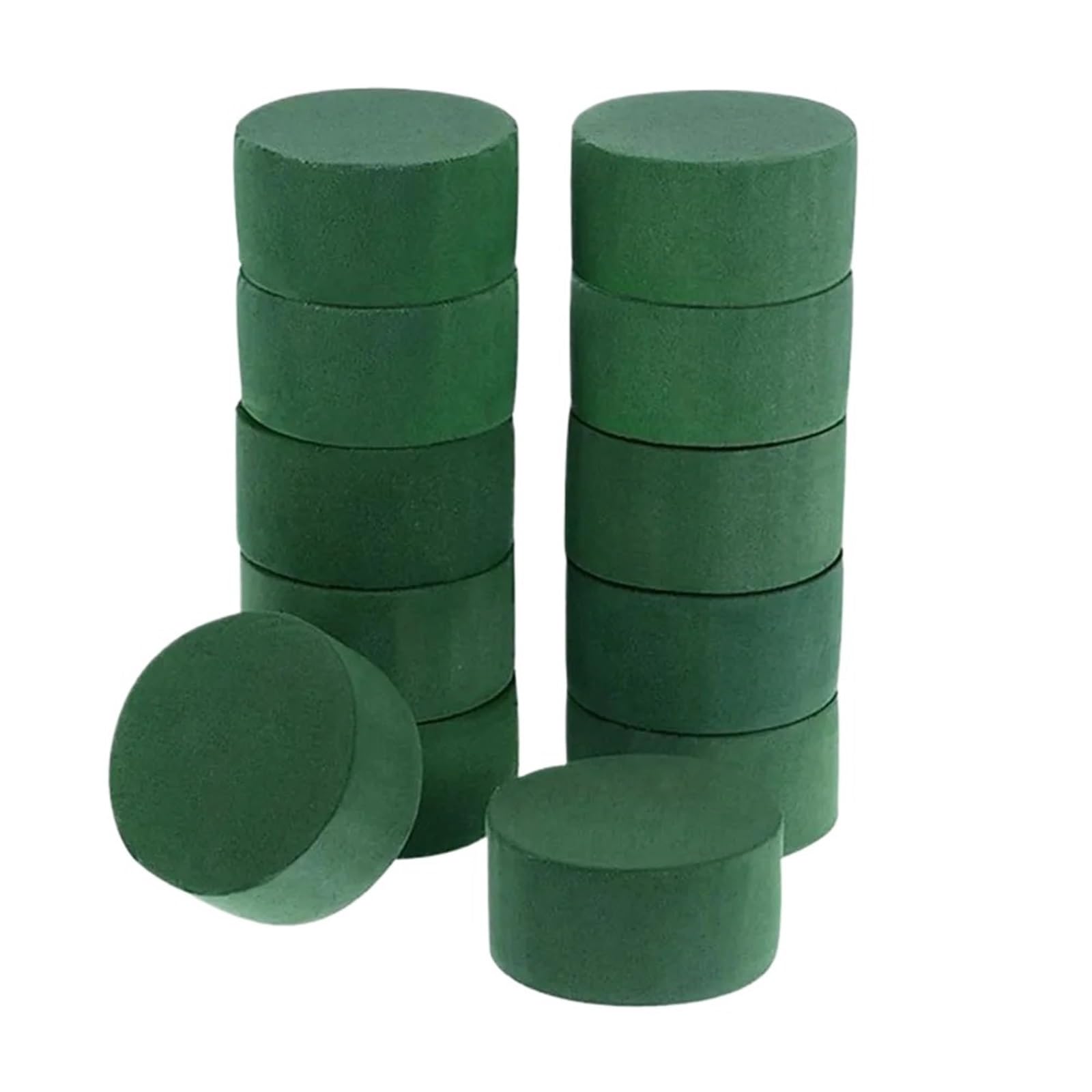 Espuma Floral Redonda 12Pcs Round Floral Foam Blocks Flower Arrangement Decoration For Home Garden Para Bodas, Pasillos, Fiestas