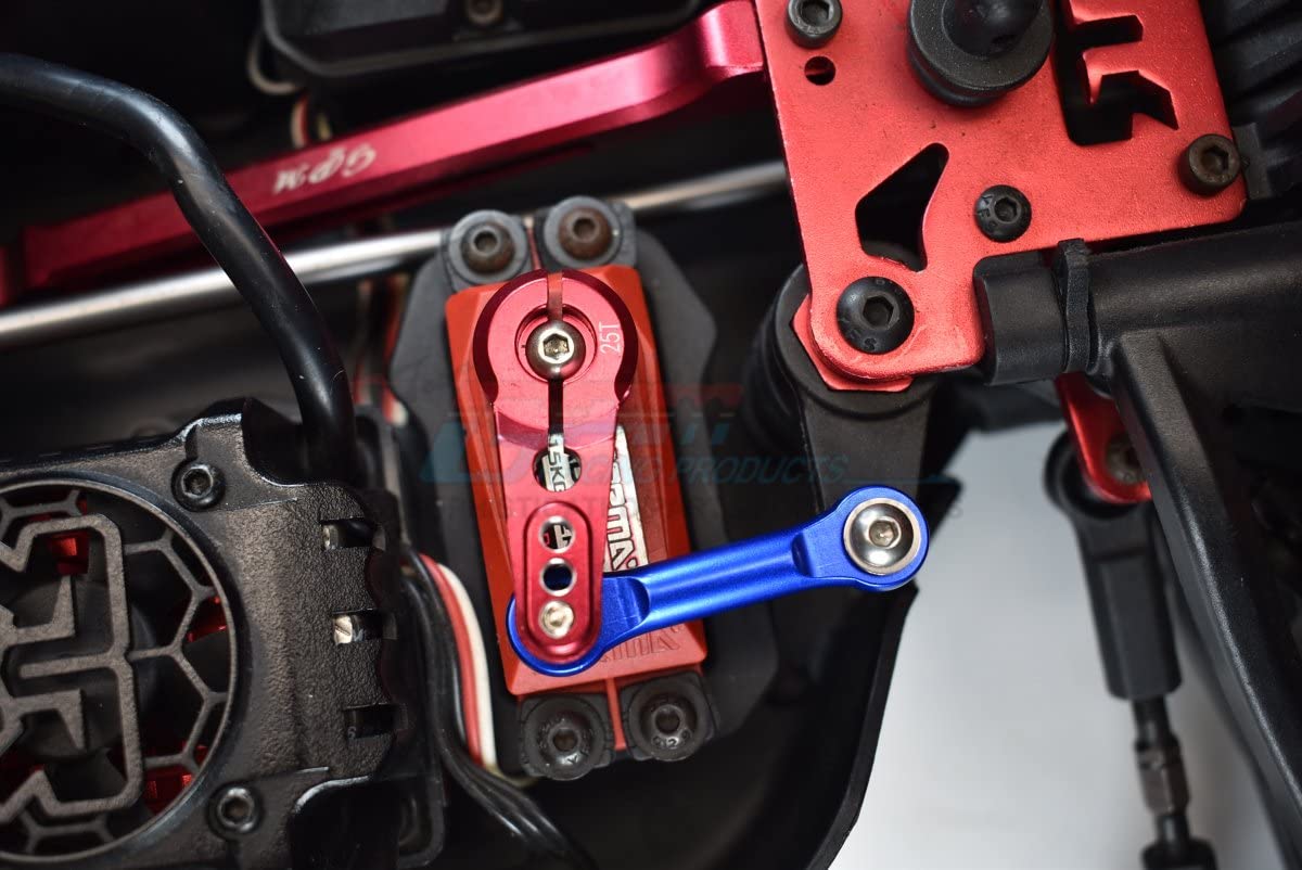 Klaxon servo en aluminium 25T et biellettes de direction pour Arrma 1/7 Infraction Felony Limitless 1/8 KRATON Notorious Outcast Talion et EXB Cars Klaxon servo en aluminium 25T et biellettes de direction pour Arrma 1/7 Infraction Felony Limitless 1/8 KRATON Notorious Outcast Talion et EXB Cars