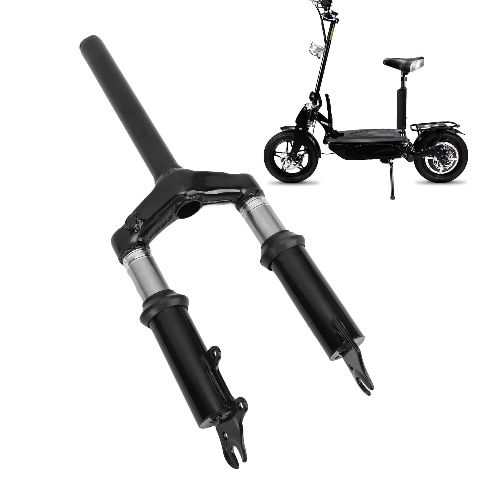Fourche à Ressort de Scooter électrique, Pièces D'absorption des Chocs de Fourche de Suspension Avant pour la Plupart des Scooters électriques de Roues de 10 Pouces
