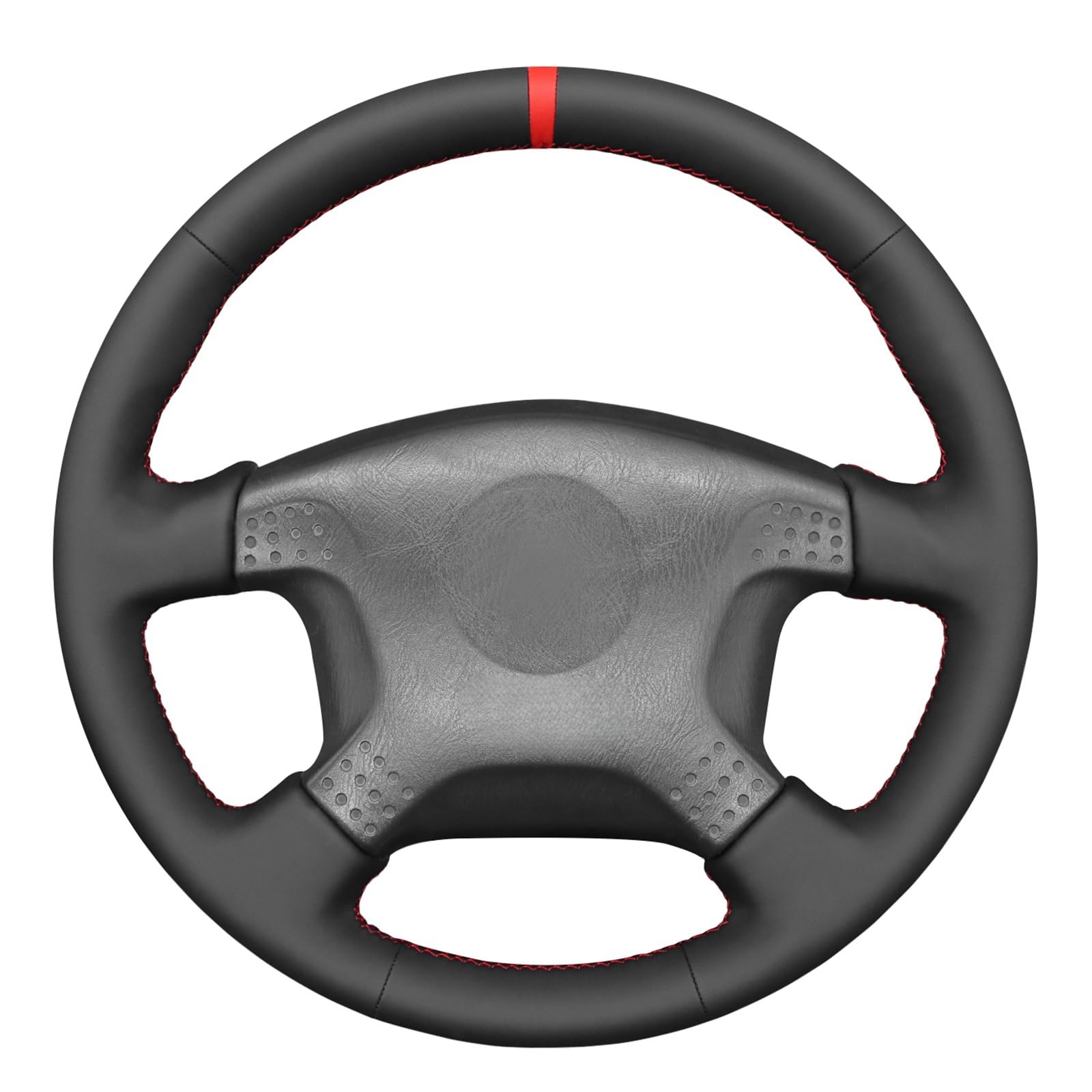 MEWANT Hand Stitch Customized Steering Wheel Cover Wrap for Nissan Stagea 1996-1999 Steering Wheel Accessories for Nissan Stagea