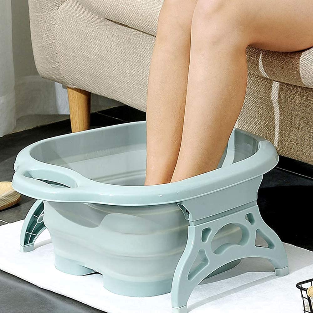 Buy B HOME Portable Collapsible Foot Spa Bath Tub with Foot Massager