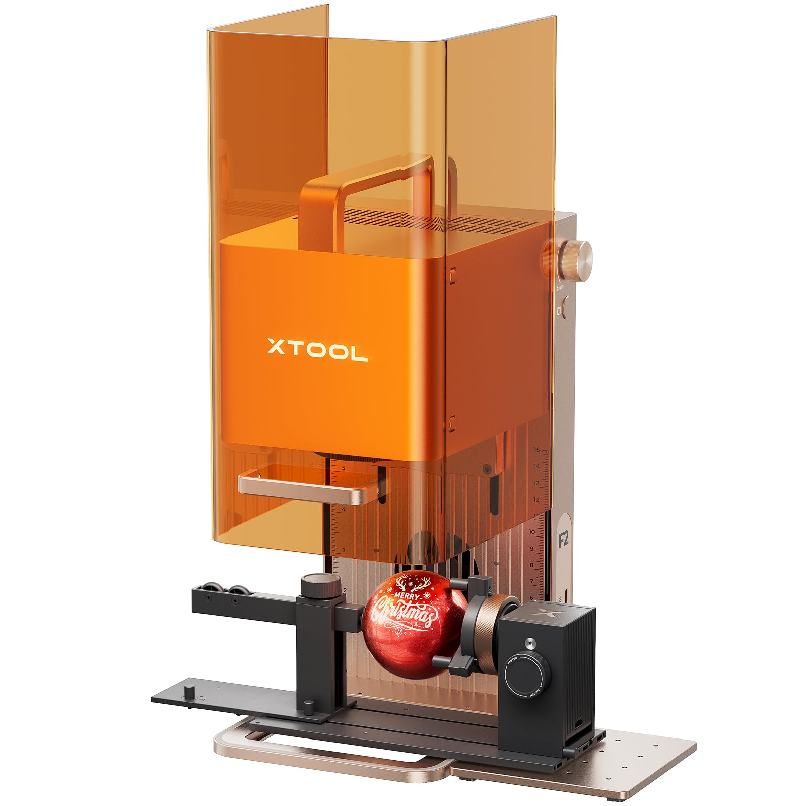 xTool F2 Incisore Laser Professionale a Doppia Sorgente (15W Diodo + 5W IR) con Rotativo Intelligente RA3 MagSwap, Fotocamera 50MP, Velocità 6000mm/s - Solo per Uso Professionale
