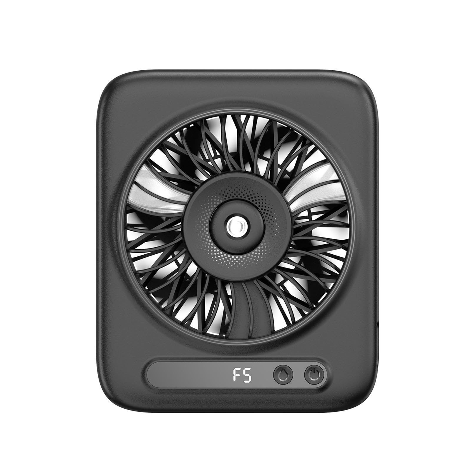 Jazuaiao Battery Powered Tabletop Humidifying Unit with Large Capacity and Lightweight Design Lovely Tiny Desk Fan