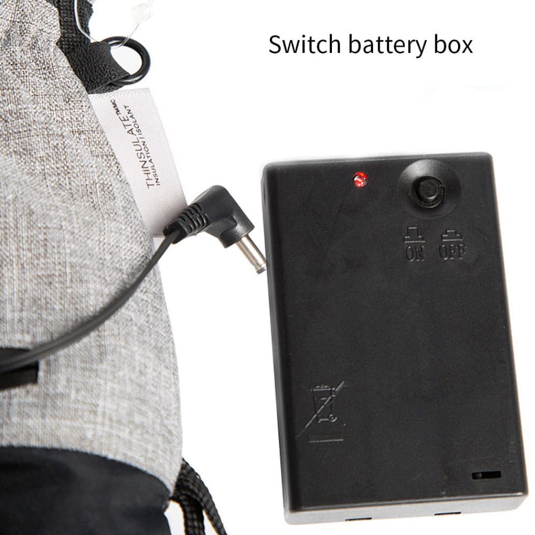 CHEWYNP Guanti riscaldati elettrici per Ciclismo all'aperto Montorcycle Campeggio Escursionismo Sci, Guanti Termici elettrici Unisex (Senza Batteria) 1 Paio