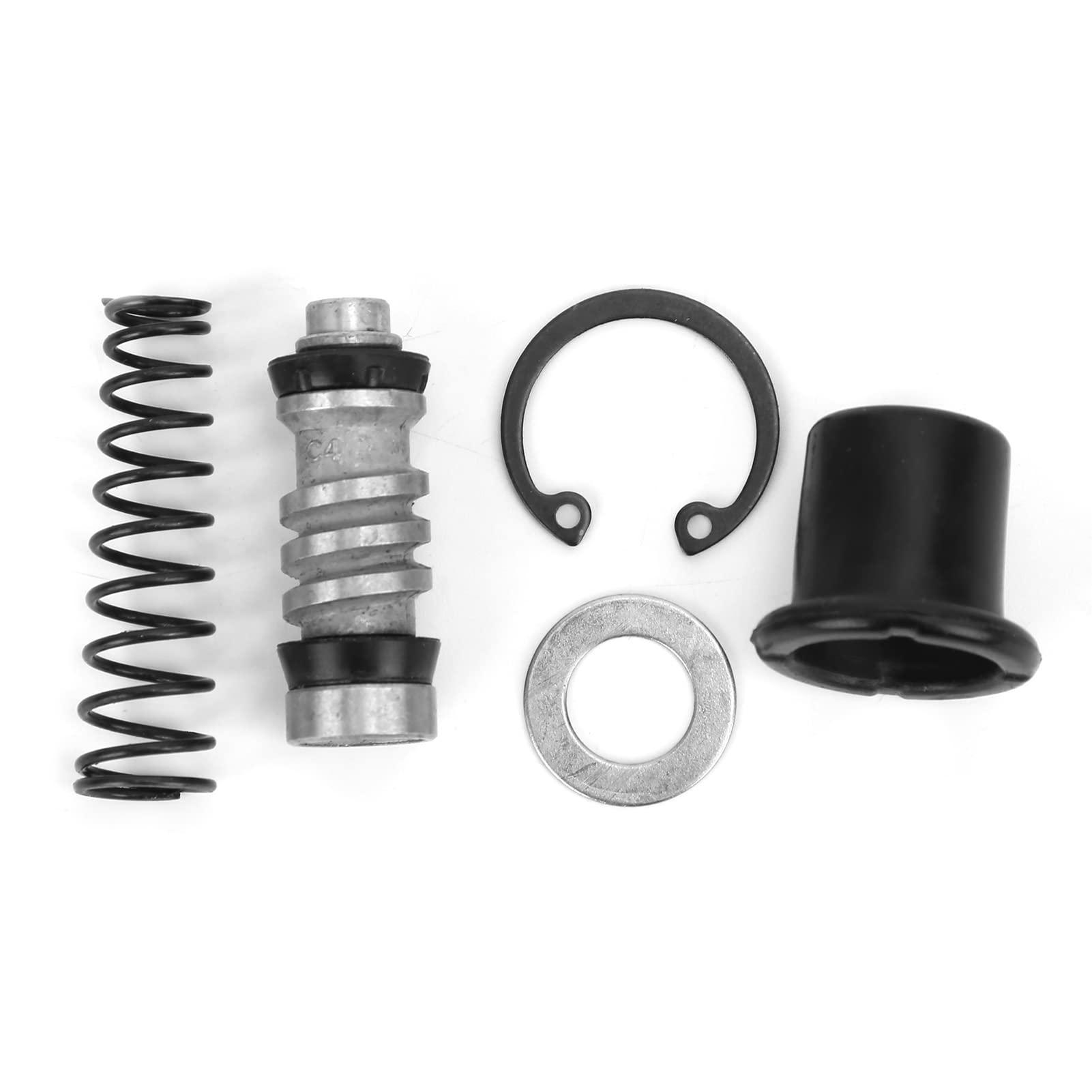 Kit Pistone Riparazione Pompa Freno Frizione Scooter Motocross da 12,7 Mm, con Molla di Guarnizione, Realizzato in Lega di Alluminio