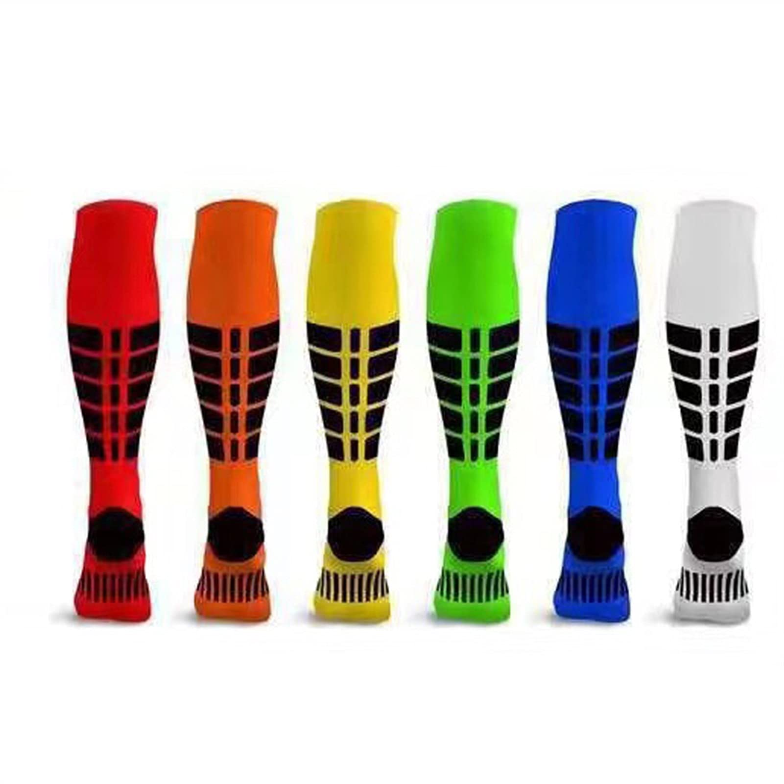 Calcetines de compresión Equipo de Ciclismo for Hombres Calcetines Deportivos Mujer Ciclismo Medias Fútbol Correr Calcetines de Baloncesto Rodilla Calcetines Deportivos de Alta Calcetines