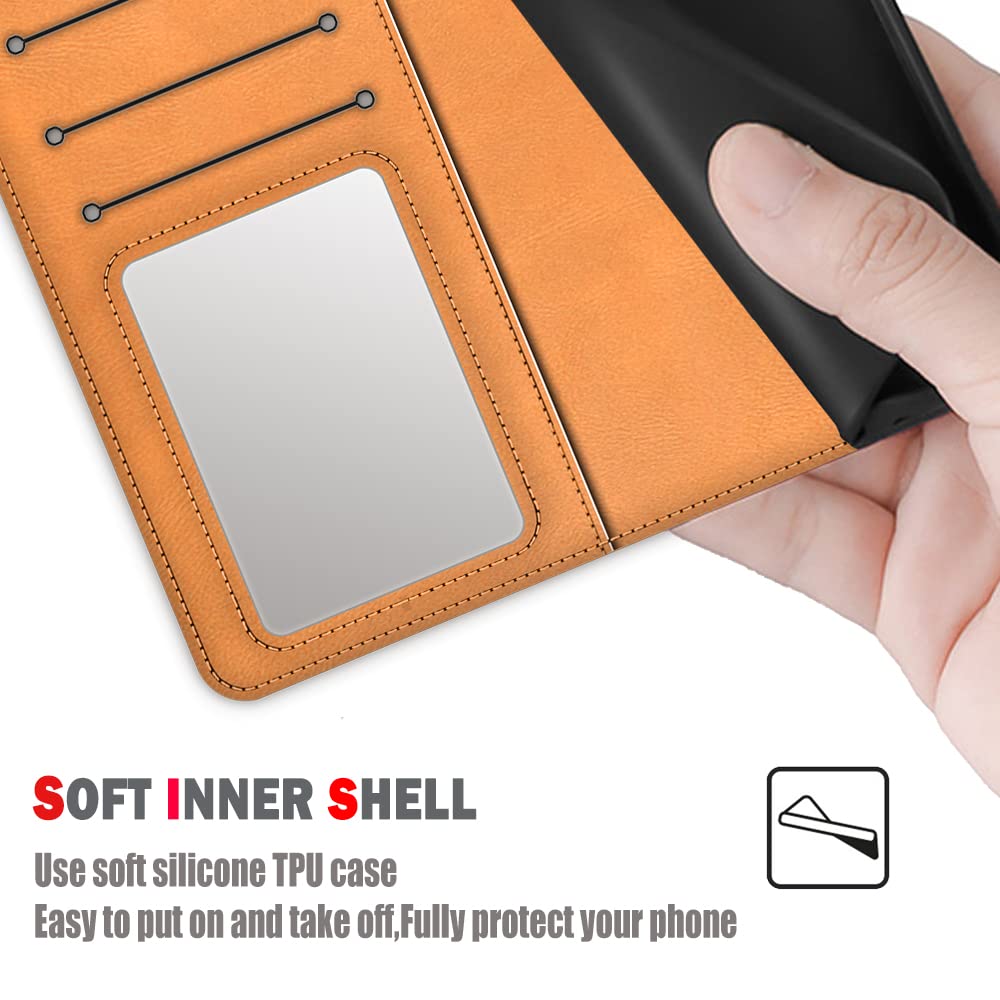 Custodia A Portafoglio In Pelle PU Con Supporto Per Motorola One Macro – Cover Flip Con Slot Per Carte E Chiusura Magnetica - 2