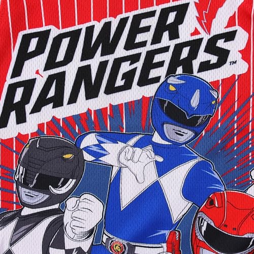 Image of Power Rangers Boys Tank Top Shirt and Active Mesh Short Set for Toddler and Big Kids