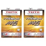 TEITO バイク エンジンオイル 化学合成油 (全合成油) MA2規格適合 4サイクルエンジンに オートバイ用 日本製 耐熱 耐久性 TEITO PREMIUM M4S 10w40 4L×2本
