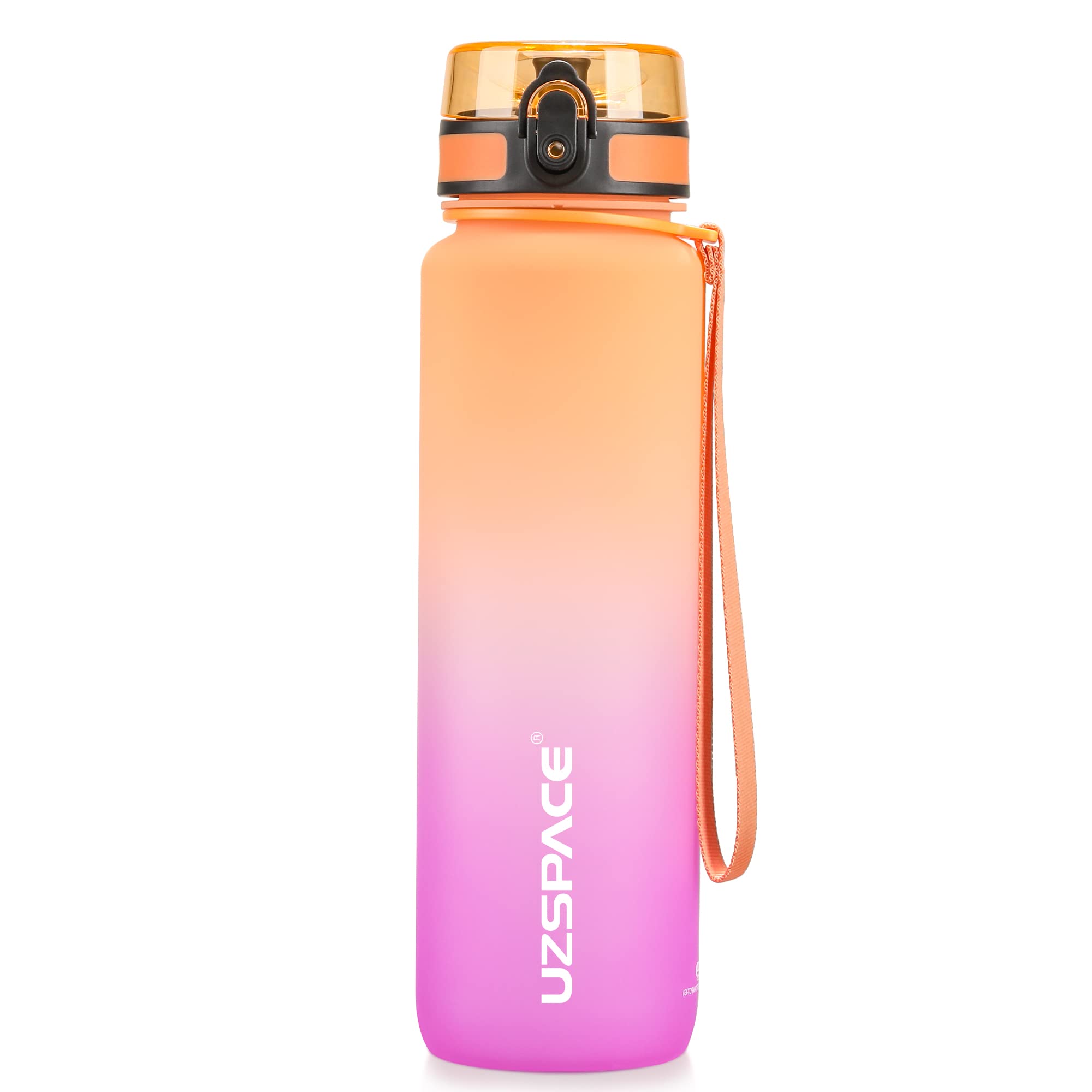 UZSPACE Botella Agua Deportiva,500ml/800ml/1000ml/1.5l, Tritan Botella Agua Sin BPA. Evitar Fugas de Agua y Ideal para el Ejercicio y los Deportes al Aire Libre — view 17