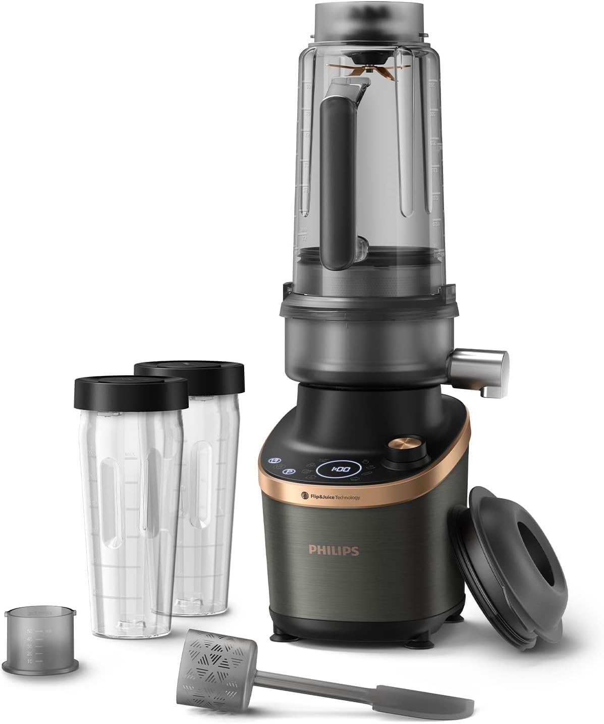 Philips Flip&Juice High-Speed Mixer with accessories