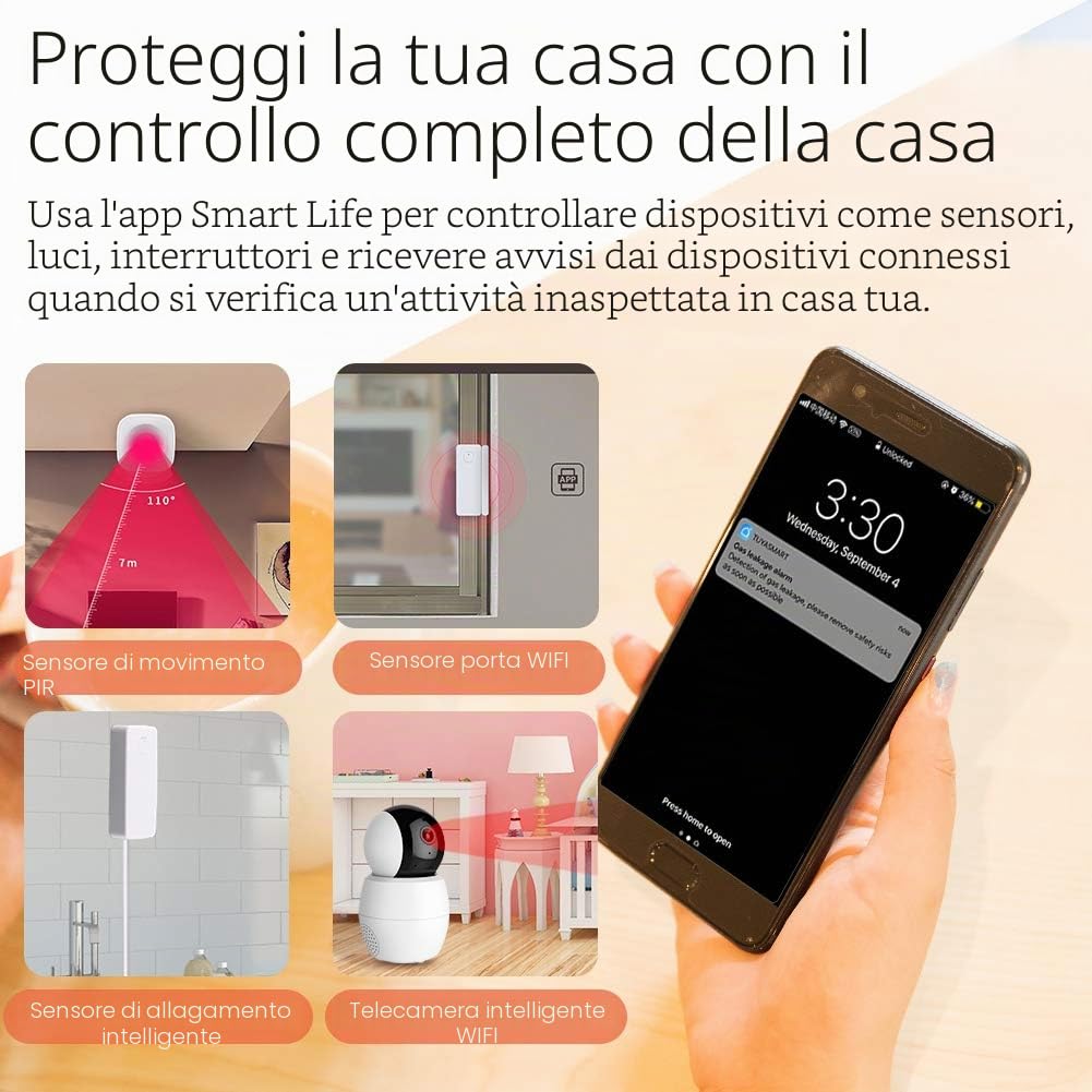 MOES Tuya ZigBee Smart Gateway Hub per prodotti Tuya ZigBee Smart Home | Bridge, Smart Life APP Telecomando wireless, funziona, Alexa Google Home