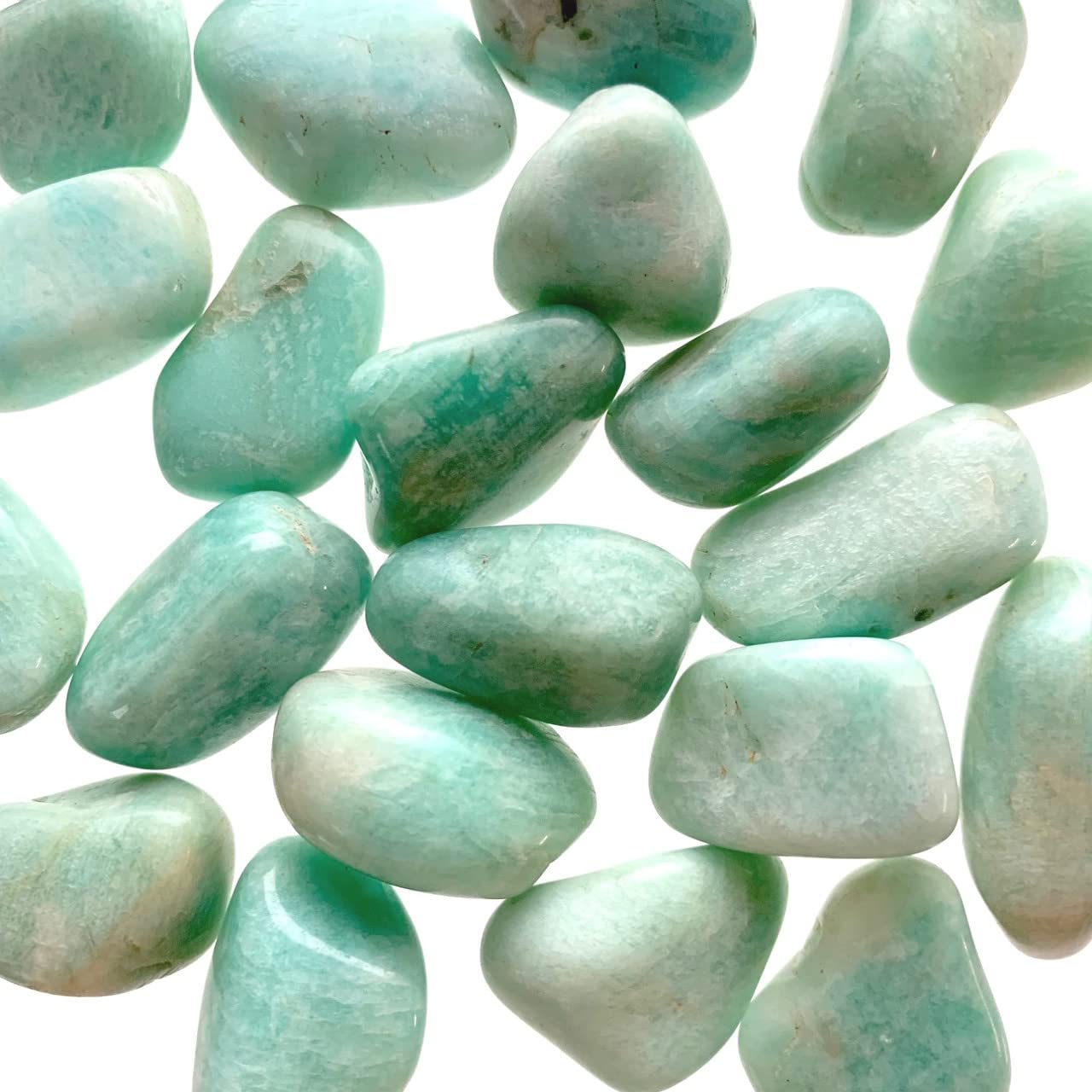 Divinity Original Crystal Tumble GemStone For Manifestation, Abundance, Healing and Meditation (Amazonite) (B0C71KVB6K) Amazon Price History, Amazon Price Tracker