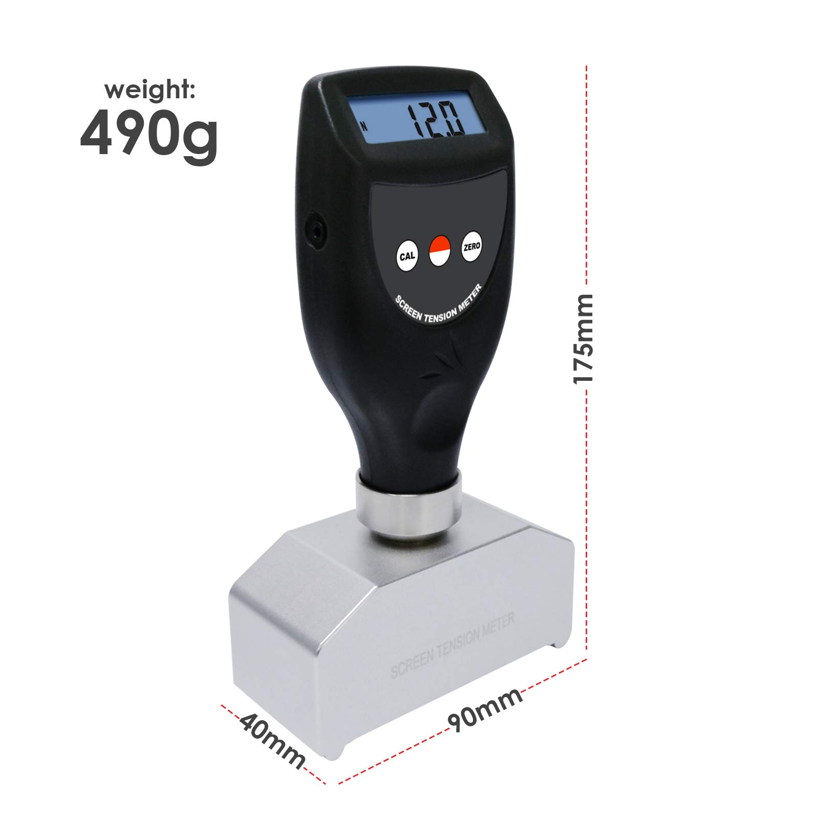 Numérique Écran Tension Mètre Testeur Obliger Newton Mesure Intervalle 7~40 N/cm pour Écran Impression Pochoir Production Qualité Assurance