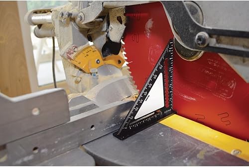 Miniatura 2 de Johnson Level & Tool 1904-0450 Johnny Square Professional Easy Read Finish cuadrado, 4.5 pulgadas, negro, 1 cuadrado