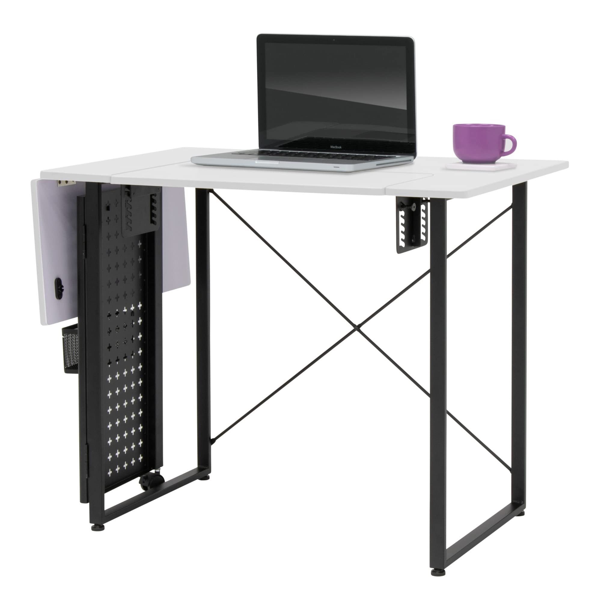 Tavolo Da Cucito Pieghevole Con Ruote - Ribalte E Ripiani Per Quilting E Taglio - Foto 8