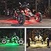 LEDGlow 20pc Advanced Million Color LED Motorcycle Accent Underglow Lighting Kit Compatible with Can-Am Ryker - Brake Lights Feature - Waterproof Control Box - Flexible Strips