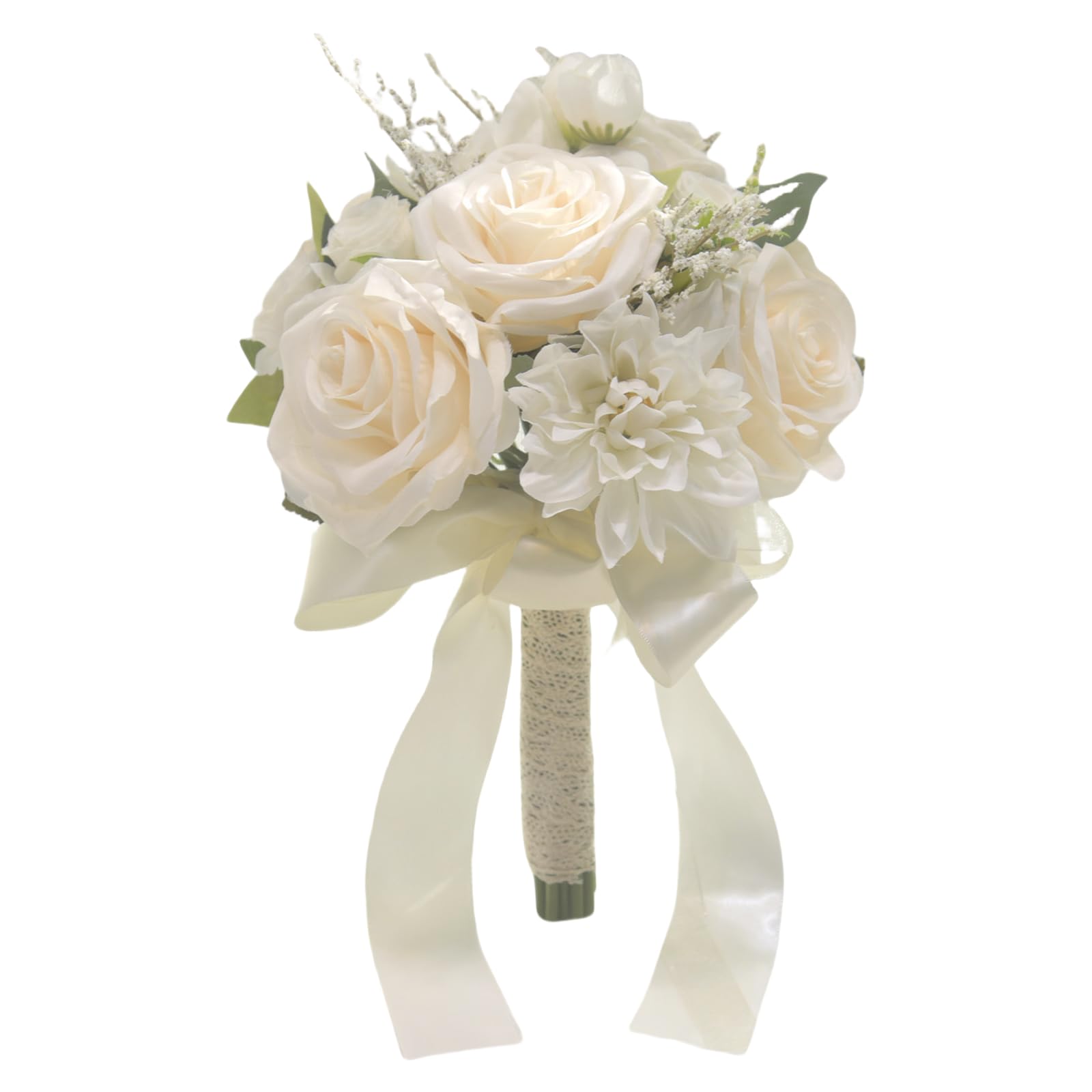 Jazuaiao Bouquets for Bride Bridesmaids Wedding Ceremony Decoration Artificial Flower Bridal Bouquets for Photography Bridal Flower