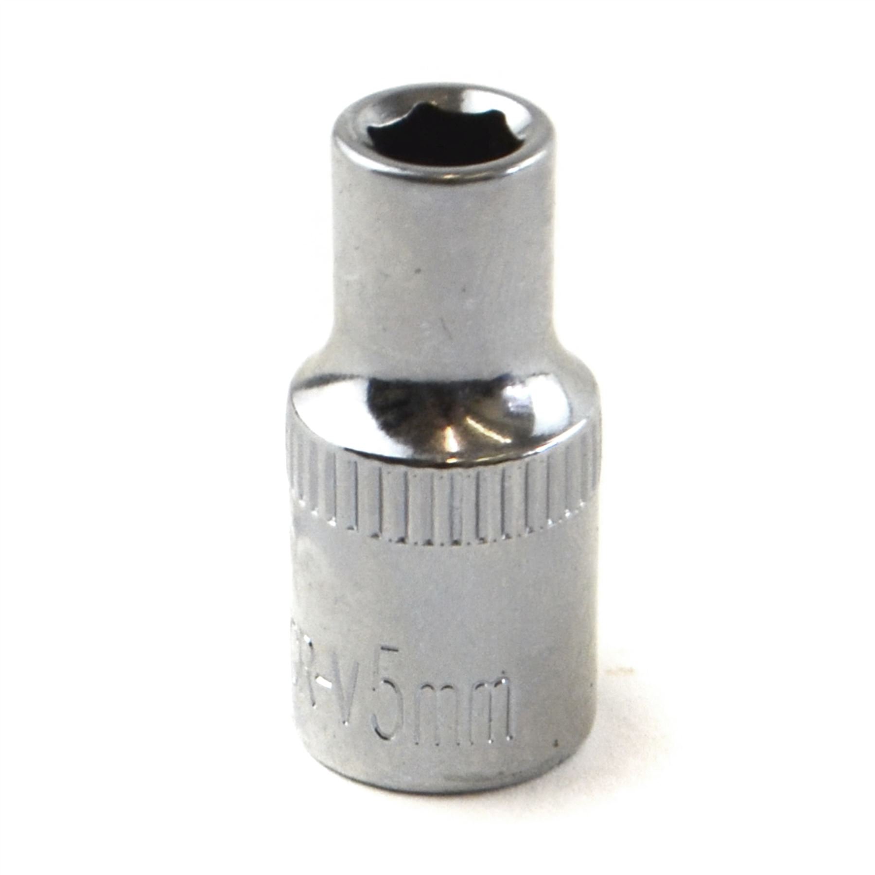 Ab Tools 5Mm 1/4" Drive Shallow Metric Socket Single Hex / 6 Sided Bergen