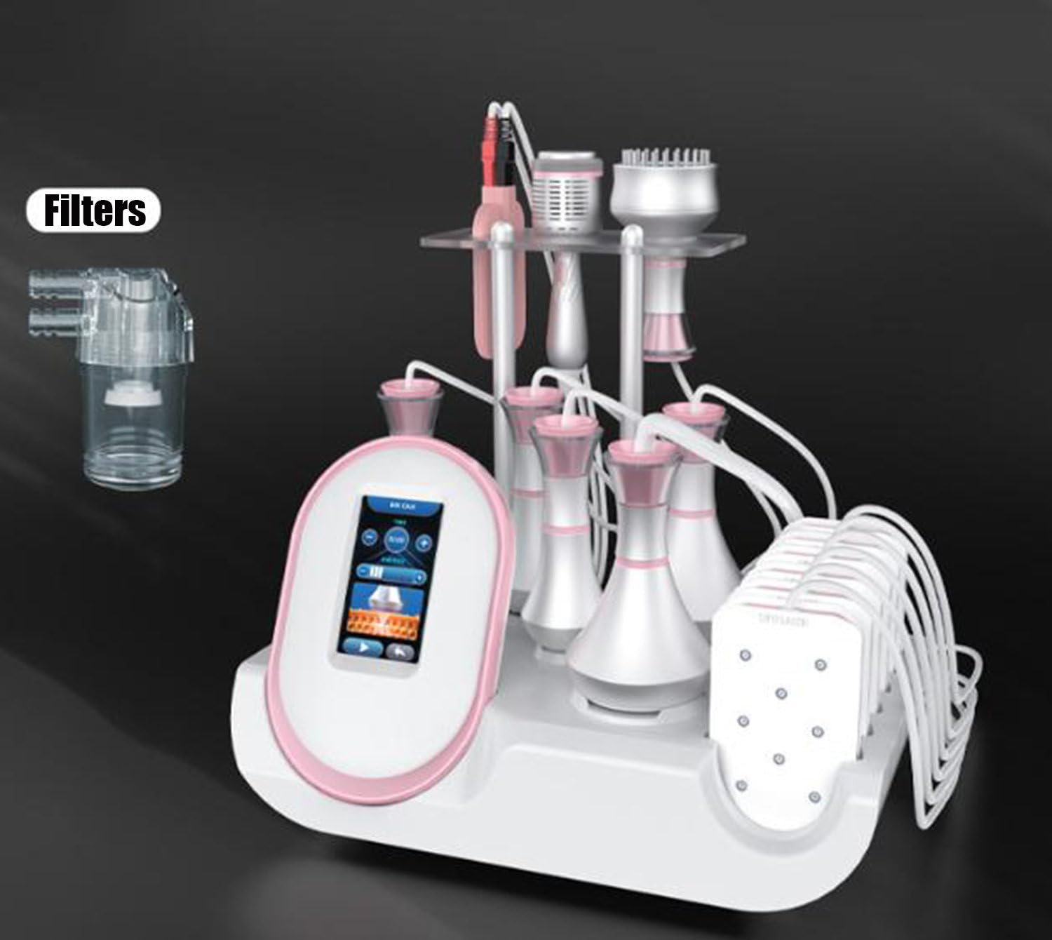 Dispositivo Dimagrante per Il Corpo 80k 9 in 1 Macchina per Scolpire Il Corpo, Macchina di Bellezza Multifunzione per Il Dimagrimento del Corpo 80k con 9 Sonde, per Saloni di Bellezza A