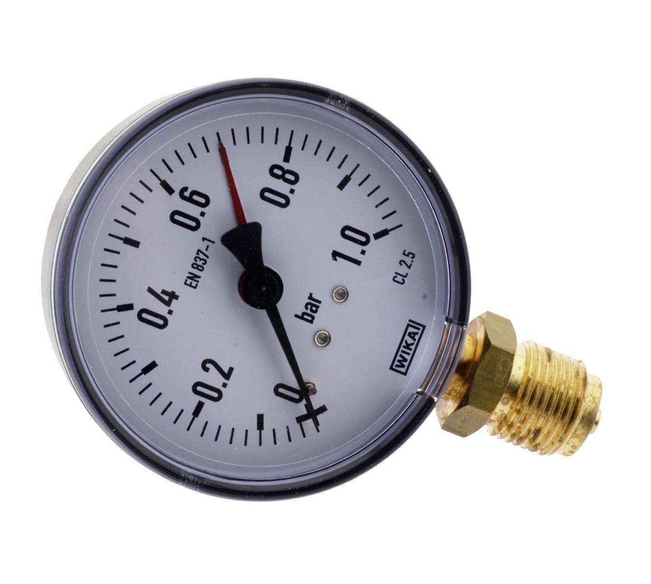 WIKA Manometer senkrecht, Ø 160mm, 0-10 bar