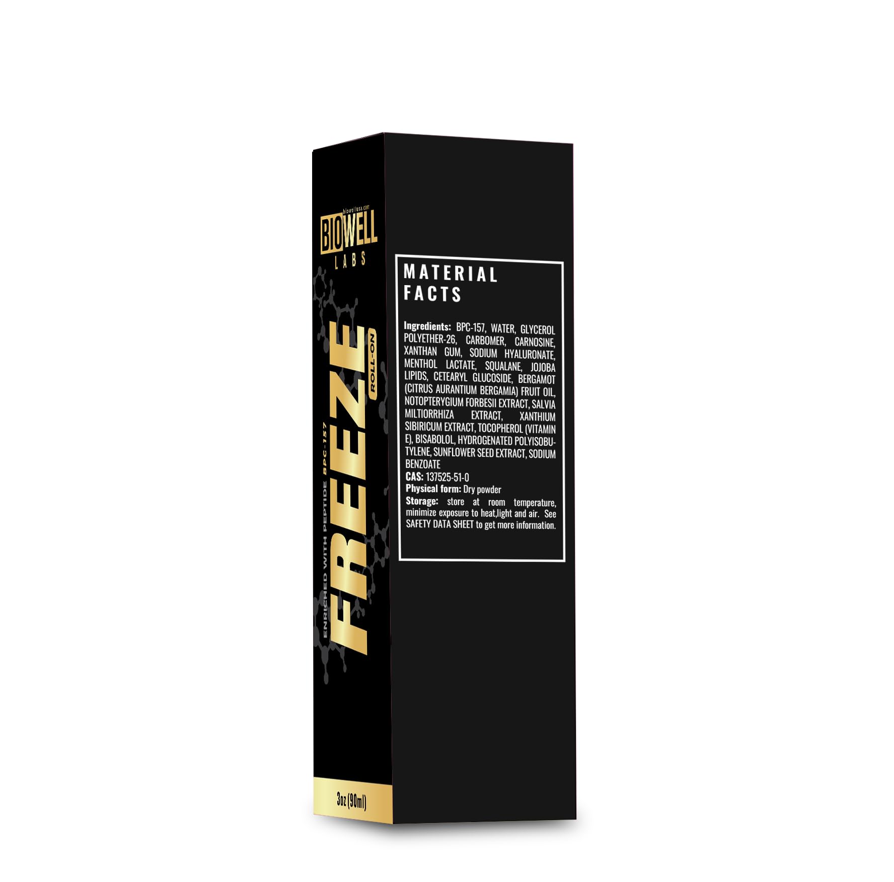 BioWell Labs Freeze Roll On with Body Protective Compound BPC 157 for  Muscles and Joints, Pack of 1, 5.0 milligrams, 5.0 milliliters : Amazon.sg:  Health, Household and Personal Care
