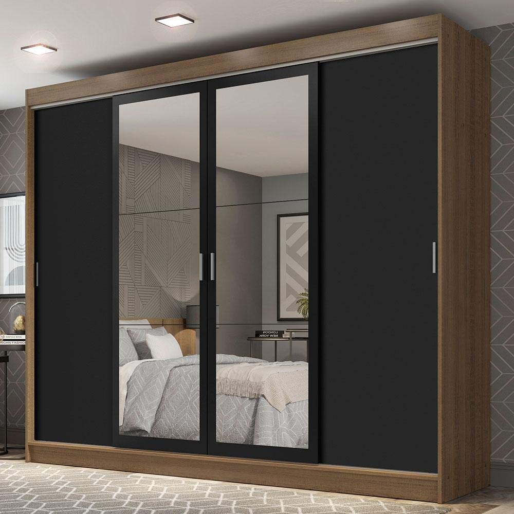 Madesa Austin Wardrobe front view with dimensions