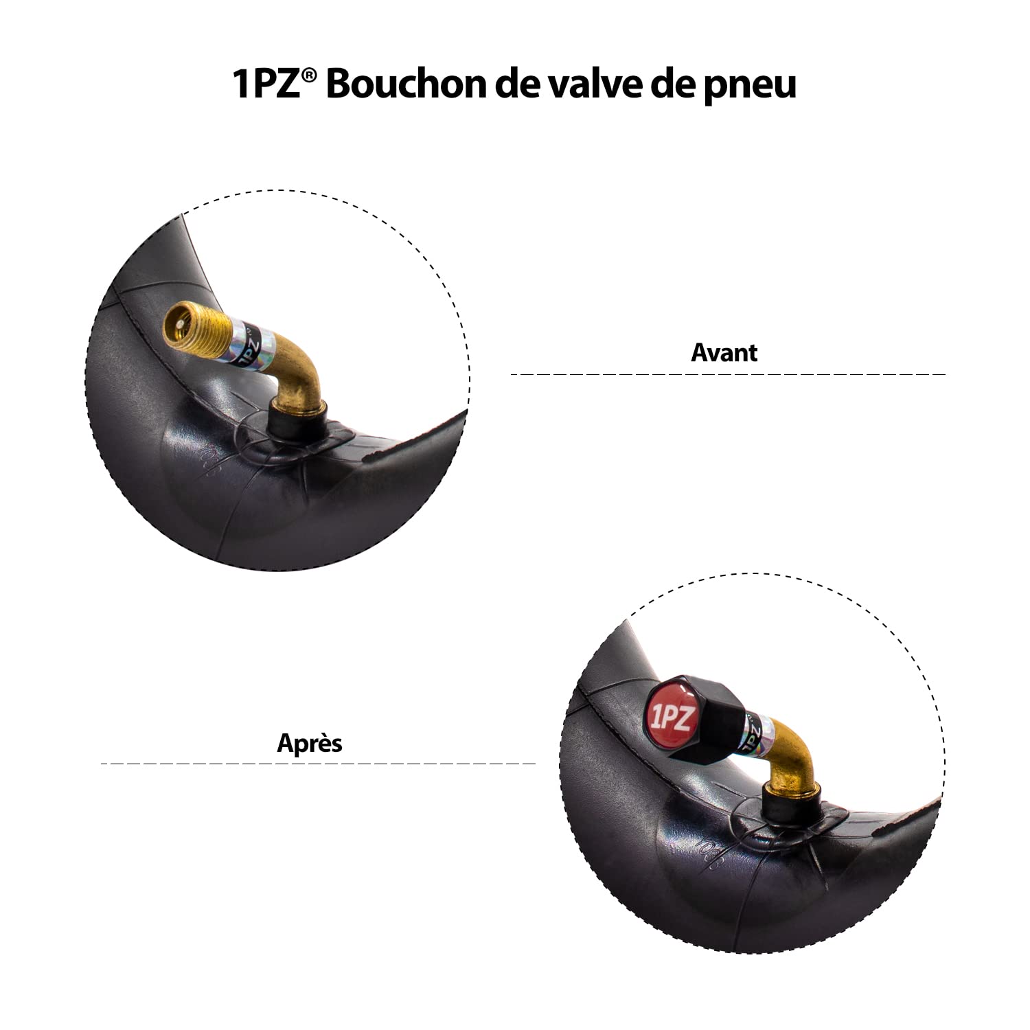 1PZ F3T-10I 10x2.125 Pneumatico Gomme Monopattino Elettrico, Camera d'aria 10x2 con valvola angolata a 90° per Monopattino Bambino Passeggino 2 Ruote Autobilanciate - Pneumatici per Ruote 10 Pollici