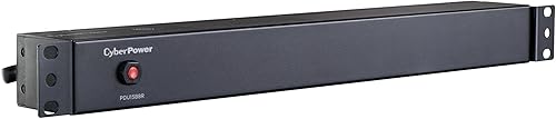 Miniatura 2 de CyberPower PDU15B8R PDU básica, 100-125V, 15A (Derado a 12A), 8 tomacorrientes, 1U montaje en rack