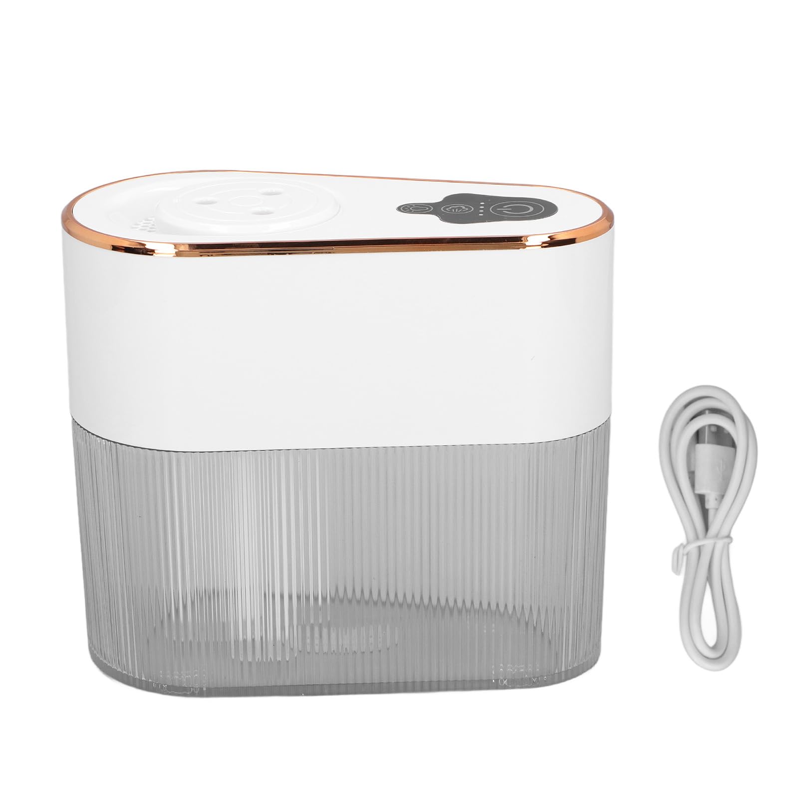 Serbatoio 'acqua da 2,2 litri Umidificatore a nebbia fredda silenziosa Umidificatore ricaricabile USB da 4,5 W Luce notturna Aromaterapia