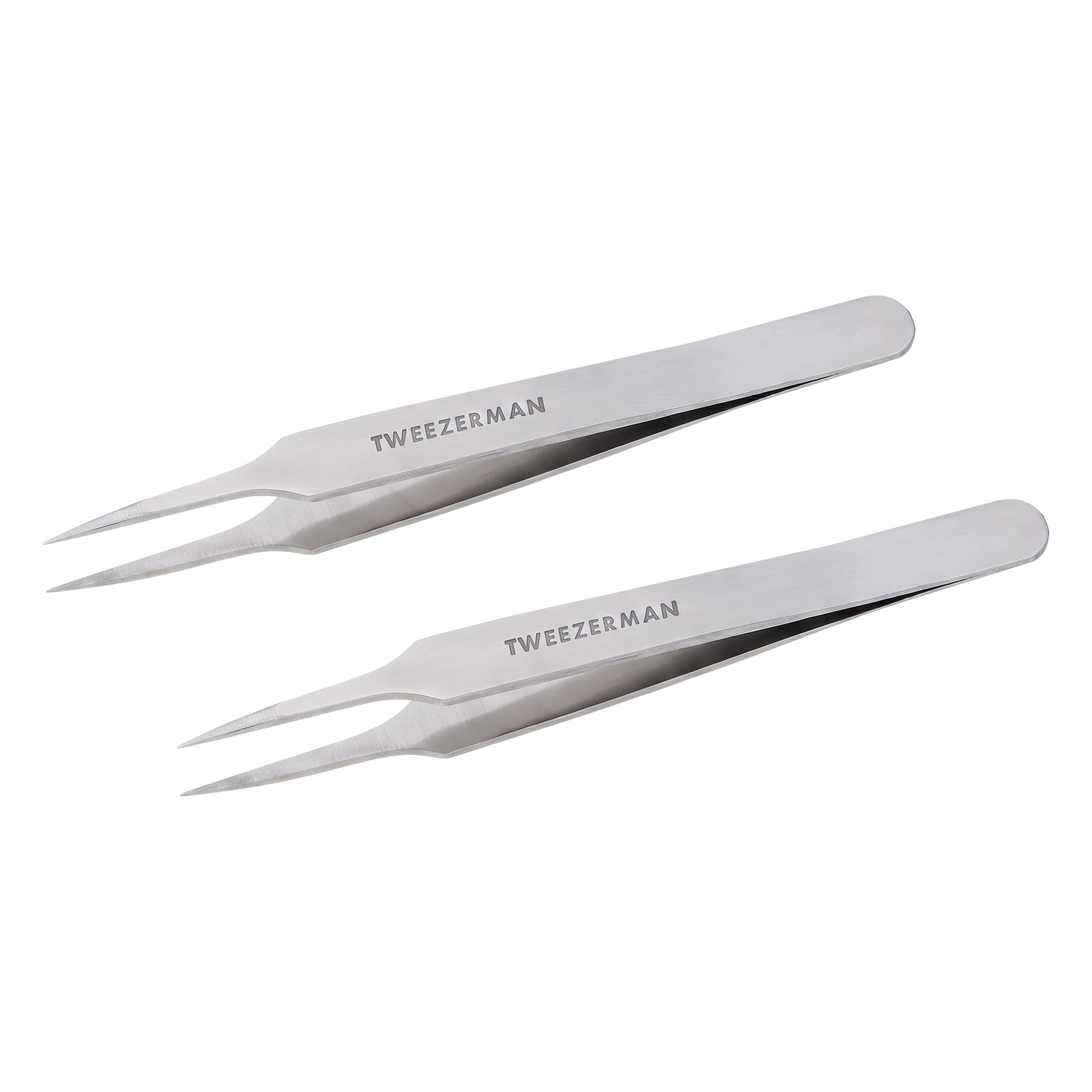 Tweezerman Stainless Steel Ingrown Hair Splintertweeze for Women and Men,(Pack of 2)