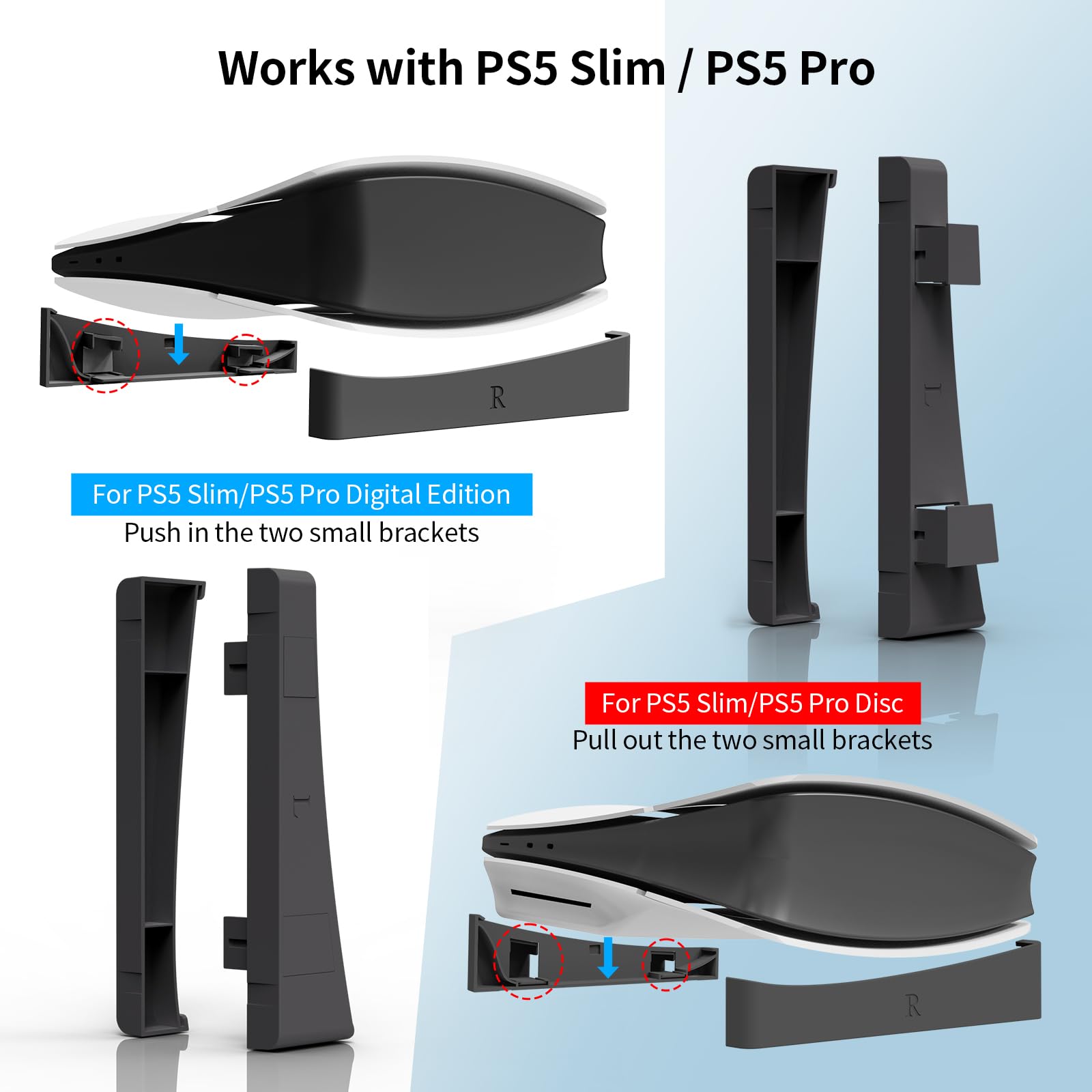 Supporto Orientale NexiGo Per Console Nuova PS5 Slim Italia