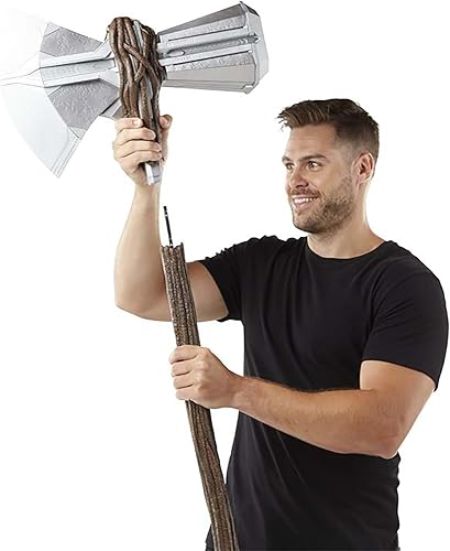 Miniatura 10 de Avengers Marvel Endgame Marvel Legends Stormbreaker Hacha electrónica Thor - Artículo de juego de rol premium con sonido FX para fanáticos