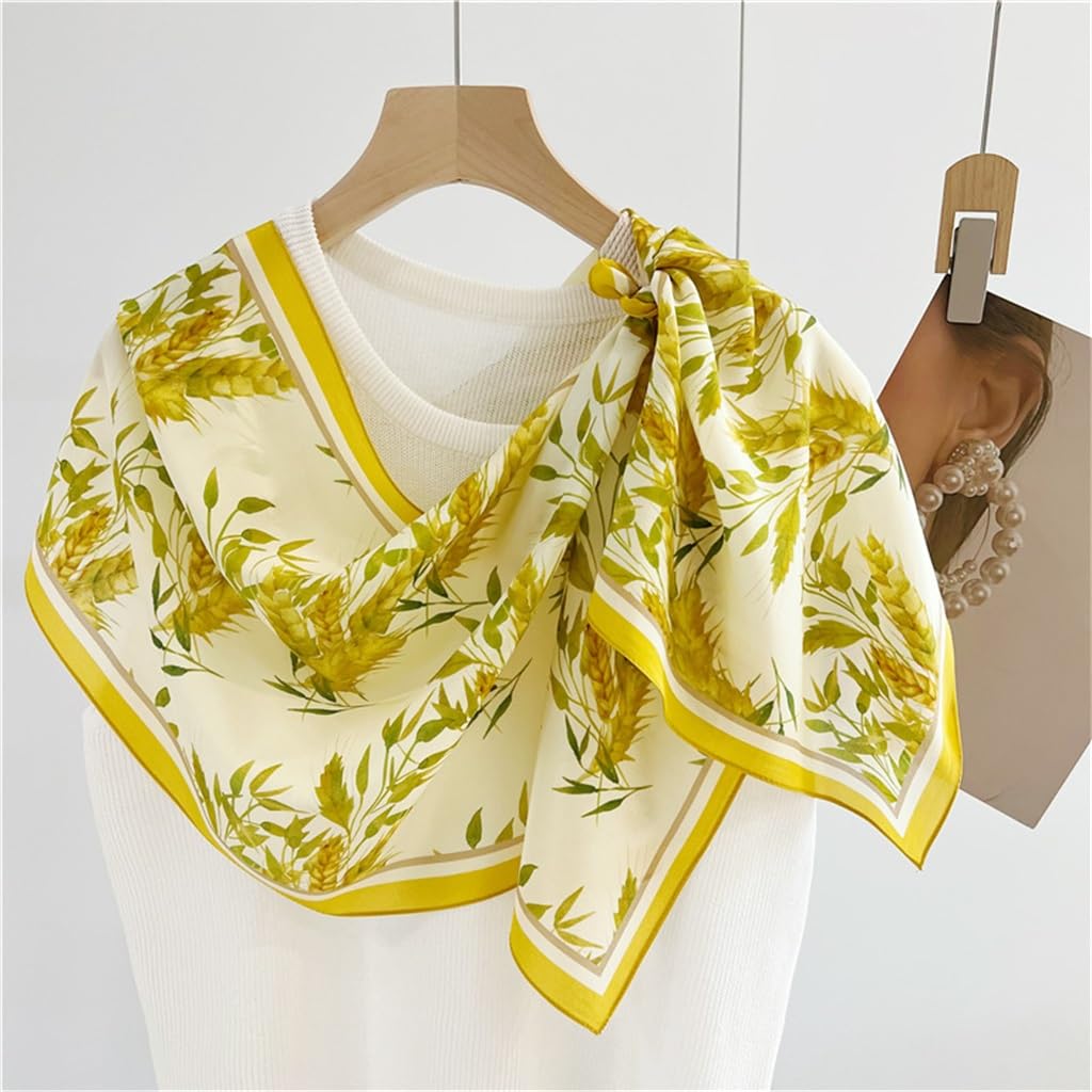 Soie Crêpe de Chine Foulard en Soie Écharpe Polyvalente for Femme Mince Étroit Long Châle Usage
