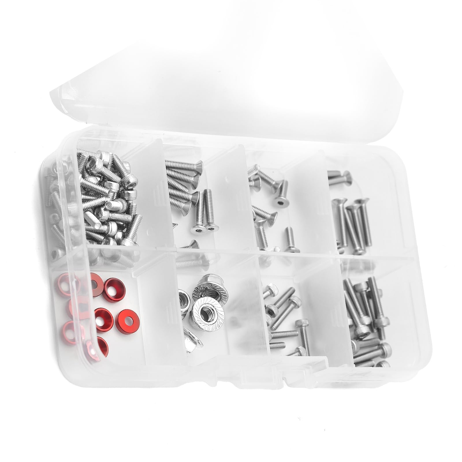 Stainless Steel RC Car Screws Kit Box for Arrma 1/18 Granite Typhon Mojave Grom RC Car Upgrade Parts