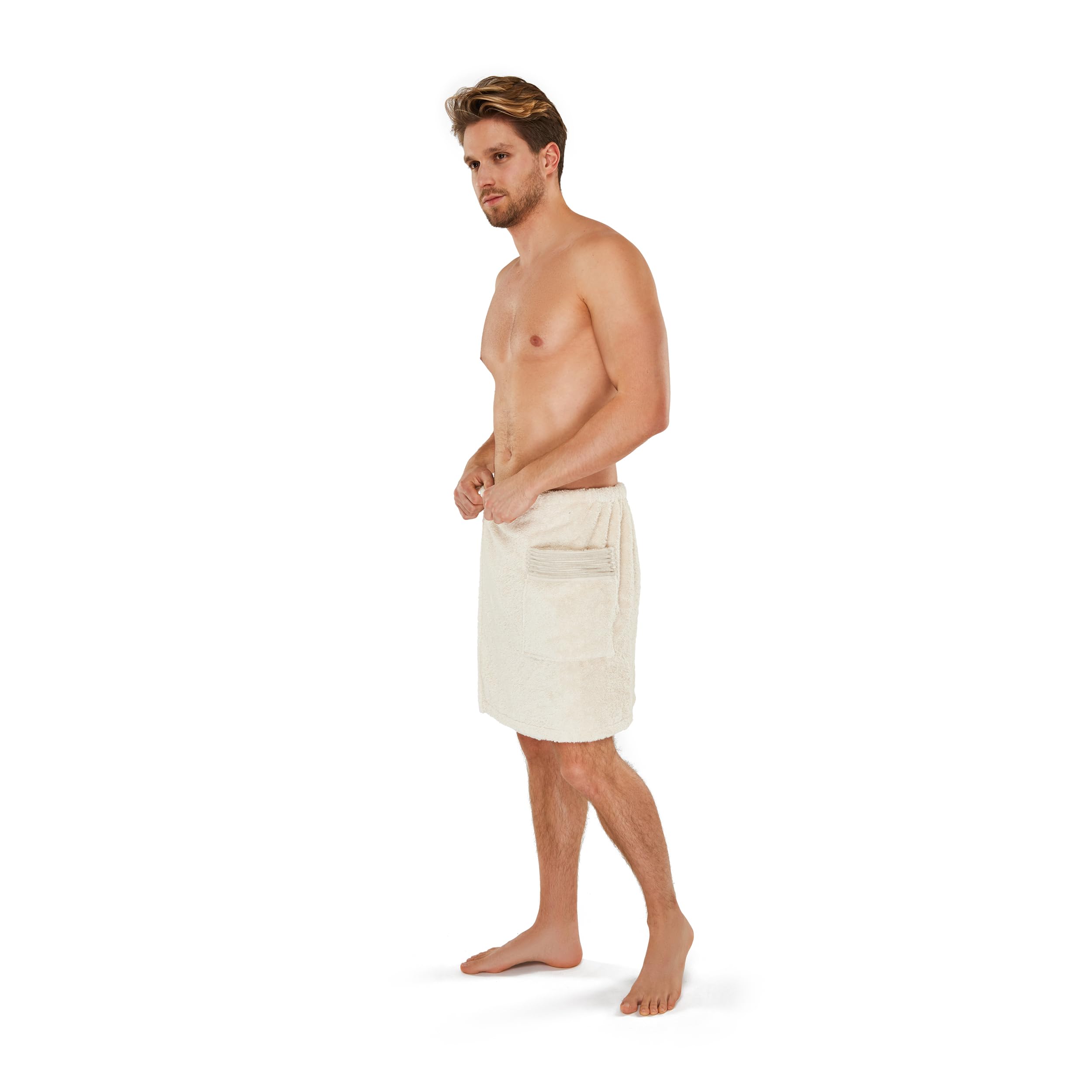 Möve Wellness-Bademantel mit Kapuze