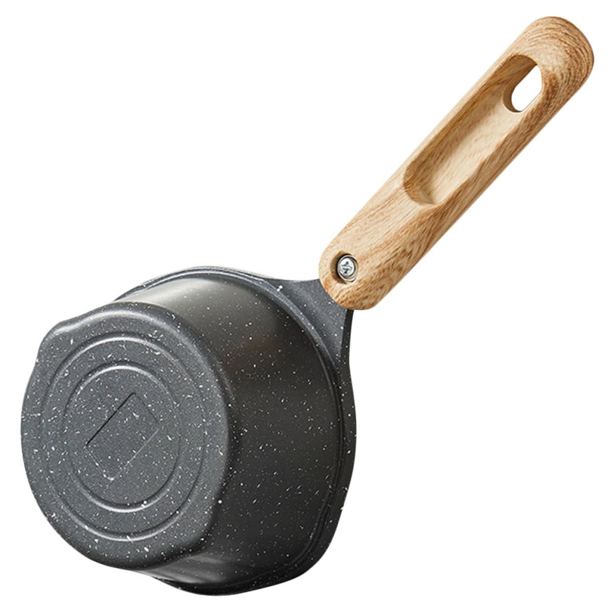 Casserole à lait antiadhésive compacte pour réchauffer et cuisiner