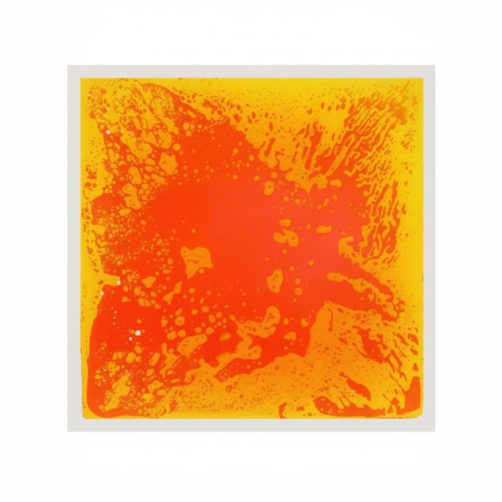 Almohadilla Sensorial Infantil Alfombra Interactiva de Piso Tapete Acolchado Panel Sensorial PVC para Entrenamiento Motor y Percepción Táctil Adecuada, Naranja, 50 50cm