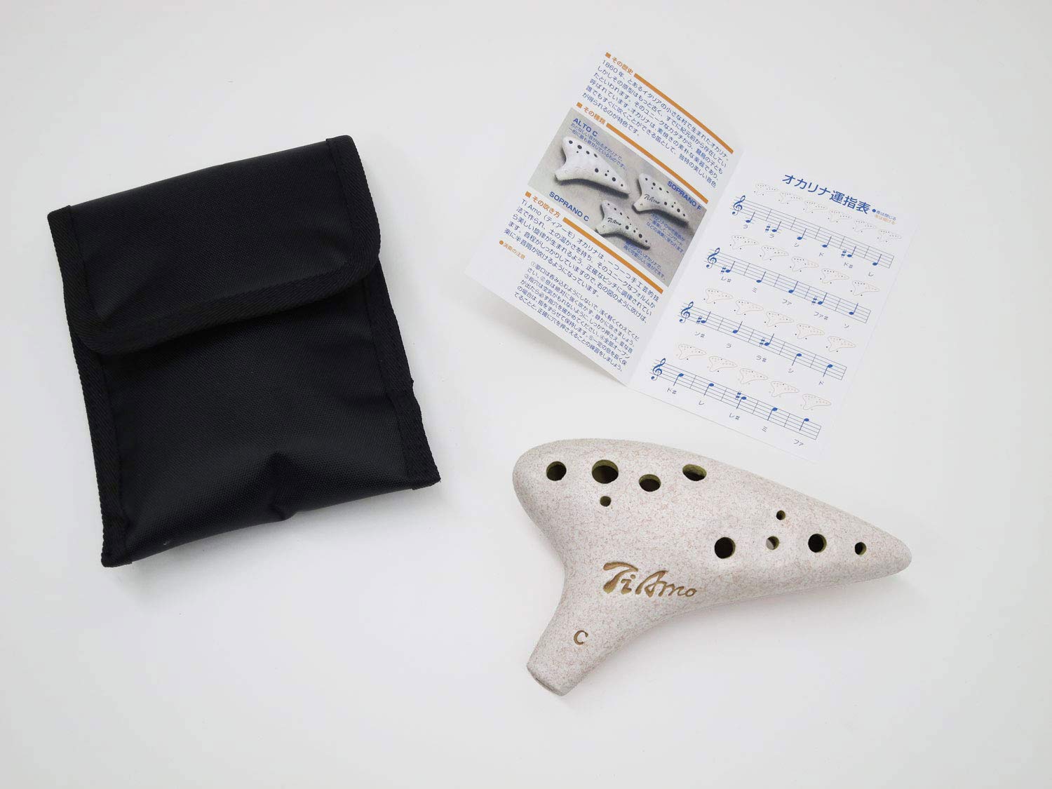 Amazon.co.jp: TiAmo Ti Amo ニュースタンダード オカリナ T-NACWH 