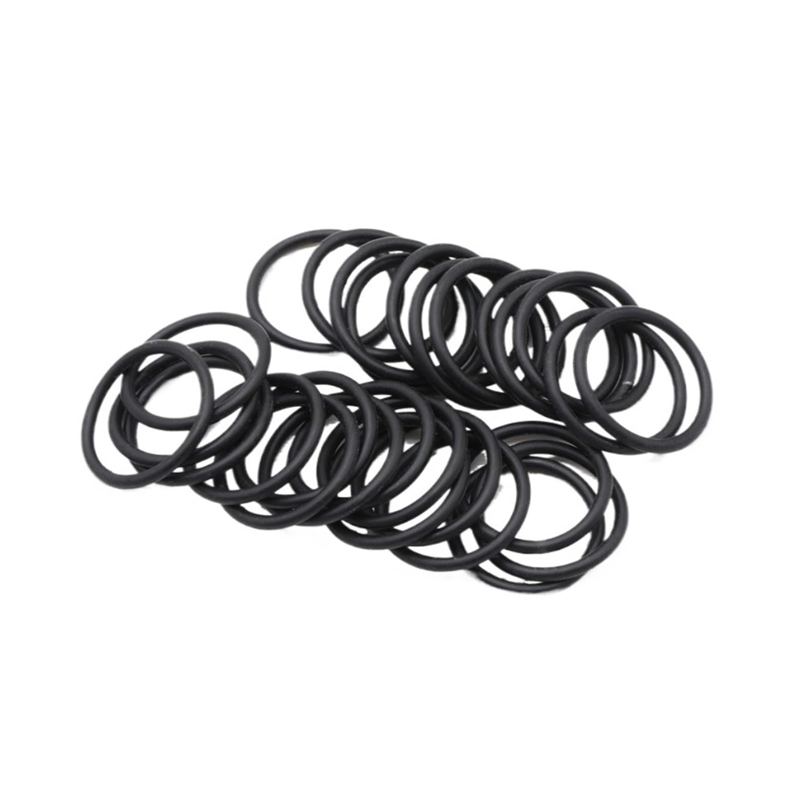YUQIWANG(ΣТ) Set mit 10/50/100 O-Ringe NBR Dicke CS 2 mm OD 5~150 mm runde Nitrilkautschuk Typ O korrosionsbeständig und ölbeständige schwarze Dichtscheibe (100 Stück, OD 45 mm I
