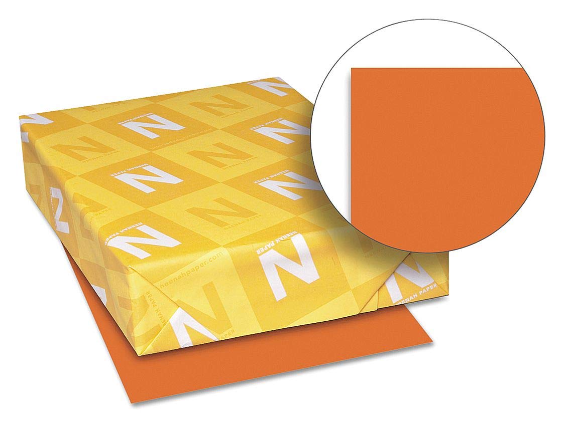 Paper Astrobrights Colored Paper by Neenah – Orange, Model WAU22561