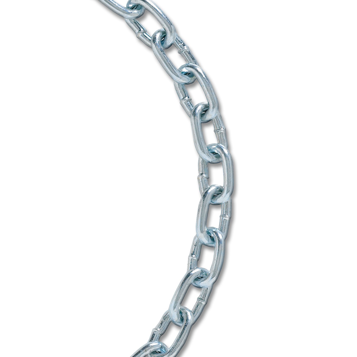 Koch Industries A16292 No. 2 Machine Straight Electro Galvanized Chain, 20-Feet, Zinc Plated