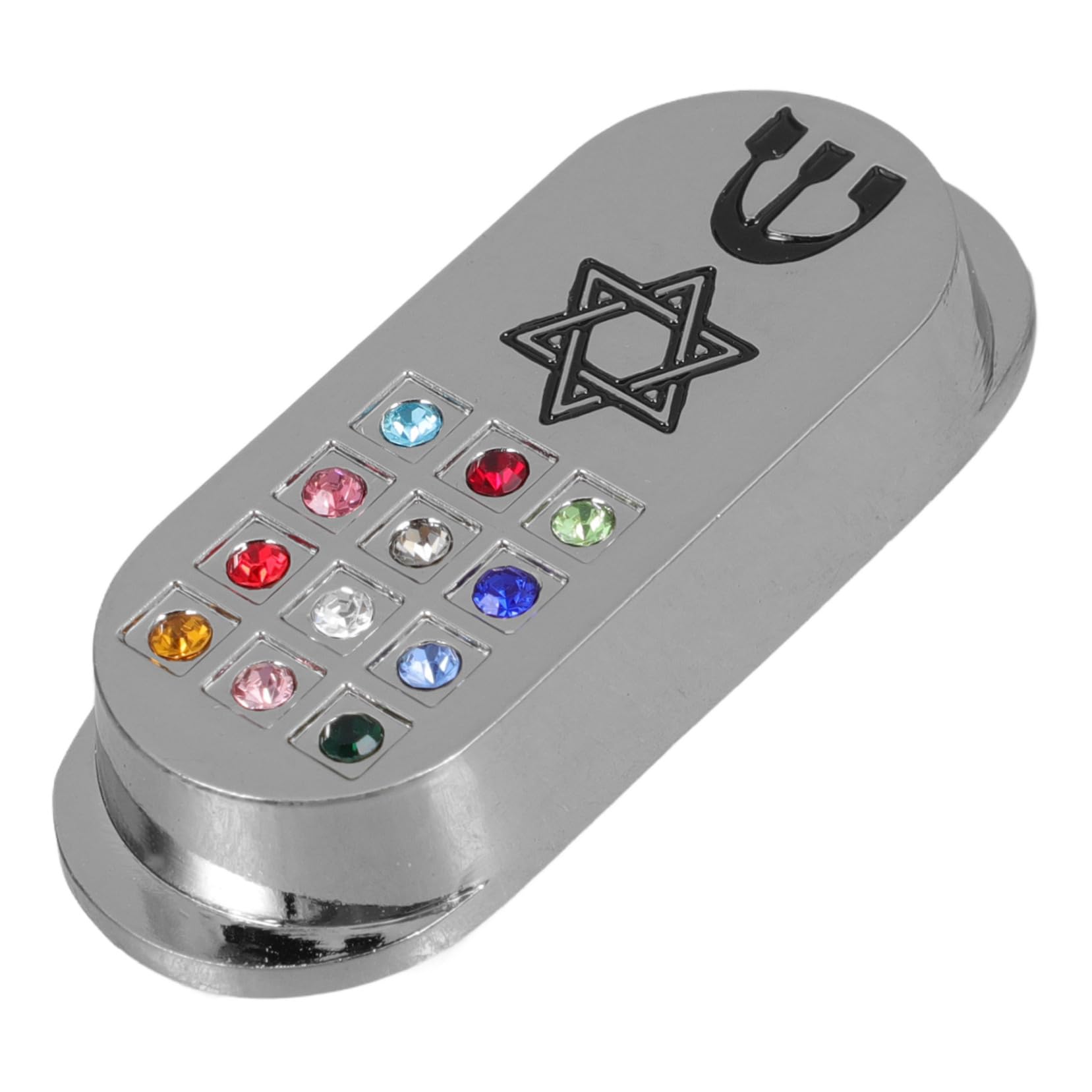 PRETYZOOM Car Mezuzah Decor Classic Jewish Mezuzah with Antique Design for Vehicle Protection Present for Travelers and Car Enthusiasts Meticulously Crafted Compact