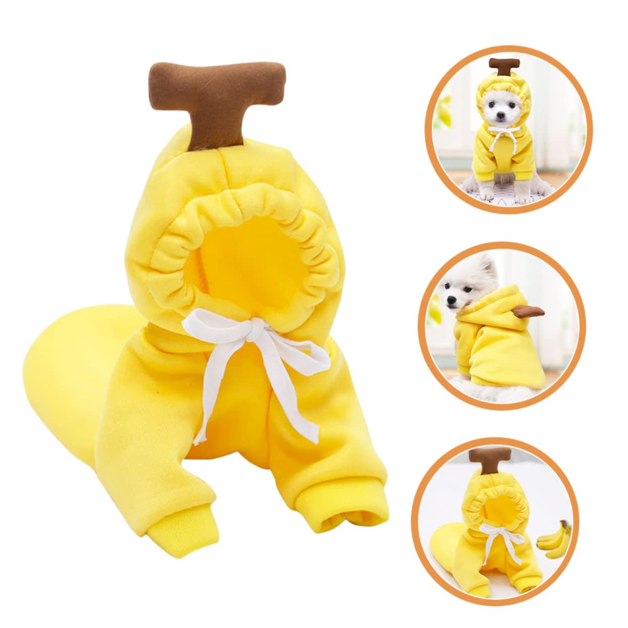 FOMIYES 3 Pezzi Costume Termico Per Cani Vestiti Alla Moda Per Cani Autunnali Materiale Delicato Sulla Pelle - Accessorio Per Animali Domestici Resistente Allusura