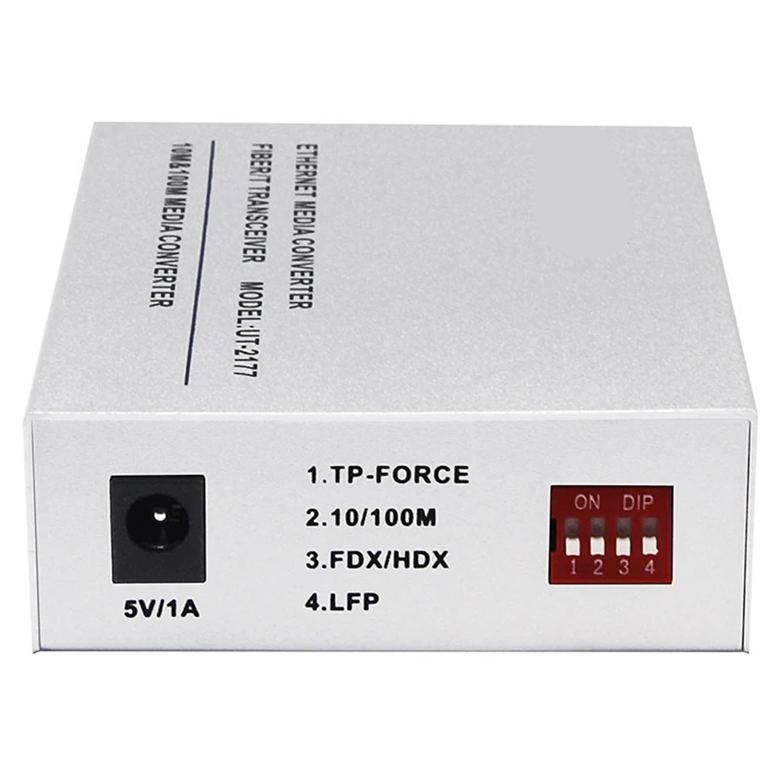 2 światłowodowe nadajniki Ethernet 10M/100M, jednomodowe/wielomodowe konwertery światłowodowe SC, adapter UT-2177(UT-2177SM)